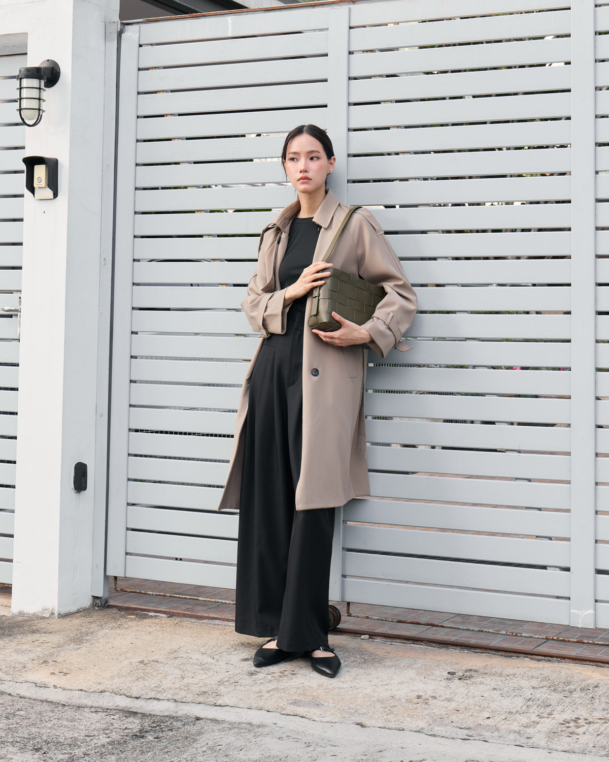 PLAIT -  Dark Olive