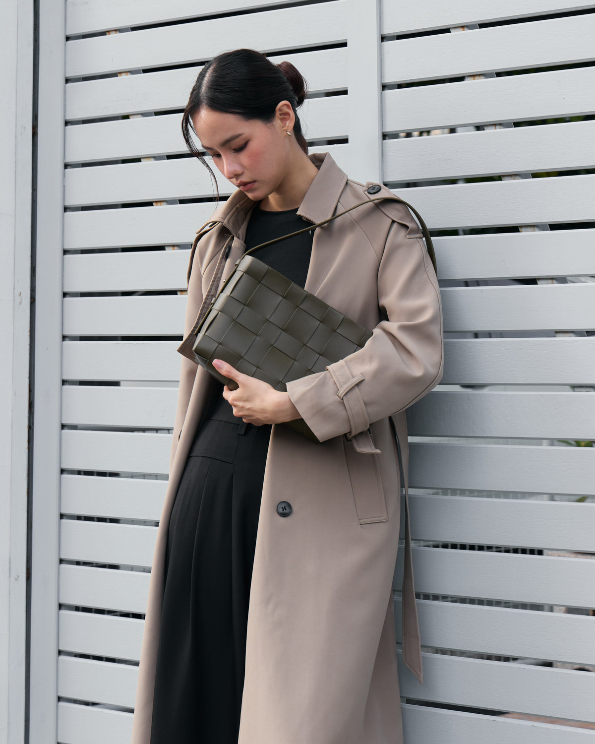 PLAIT -  Dark Olive