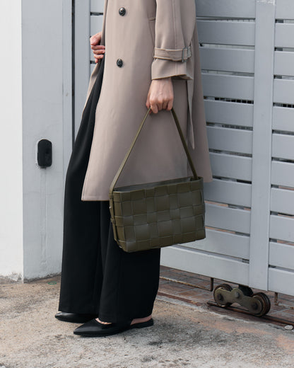 PLAIT -  Dark Olive